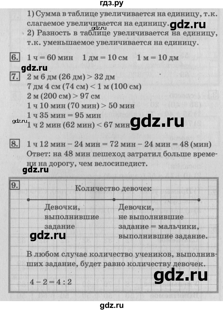 ГДЗ по математике 3 класс  Дорофеев   часть 1. страница - 6, Решебник №2 к учебнику 2015