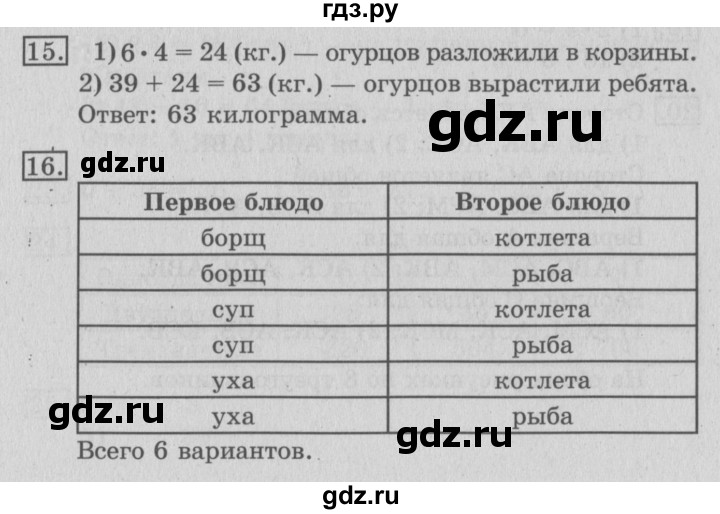 ГДЗ по математике 3 класс Рудницкая часть 1. страница - 58, Решебник №3 2016