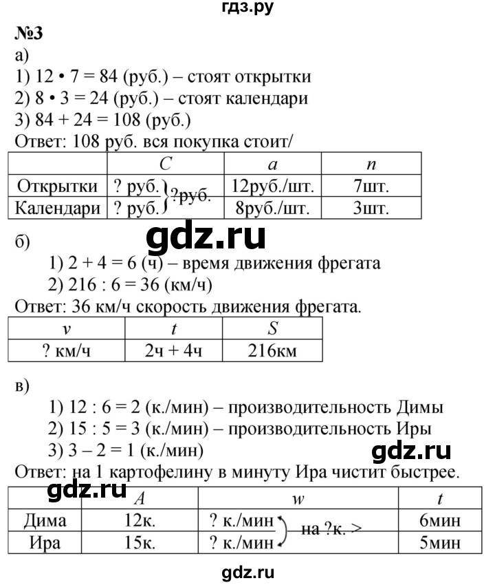 ГДЗ по математике 3 класс Петерсон Углубленный уровень часть 3 - Урок 24, Решебник 2024 (углублённый уровень)