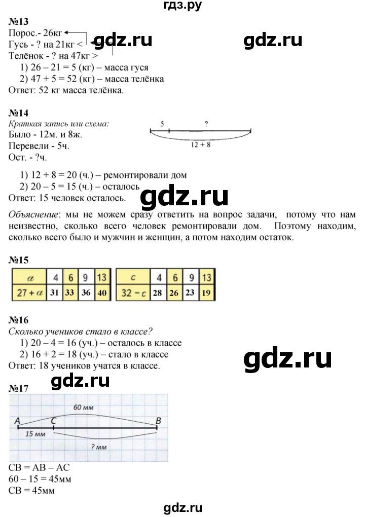 ГДЗ по математике 3 класс  Моро   часть 1, страница - 15, Решебник №2 к учебнику 2015