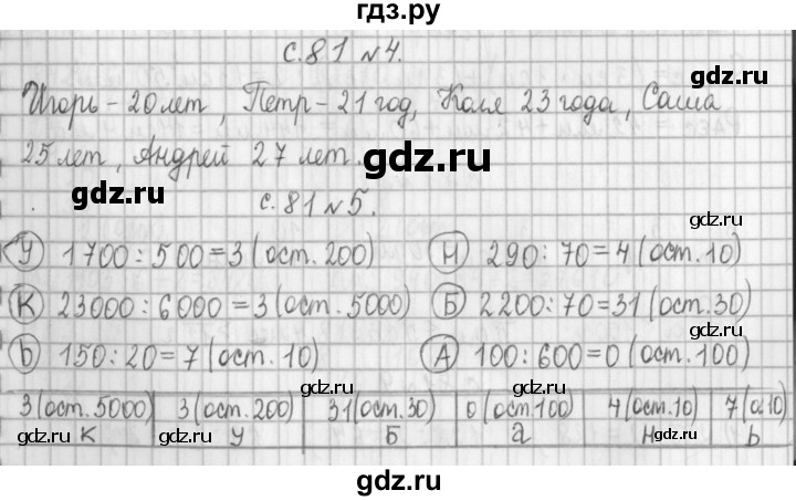 ГДЗ по математике 4 класс  Демидова   часть 2. страница - 81, Решебник №1 к учебнику 2016