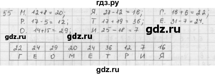 ГДЗ по математике 5 класс  Зубарева   № - 55, Решебник №1
