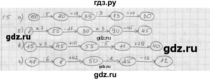 ГДЗ по математике 5 класс  Зубарева   № - 85, Решебник №1