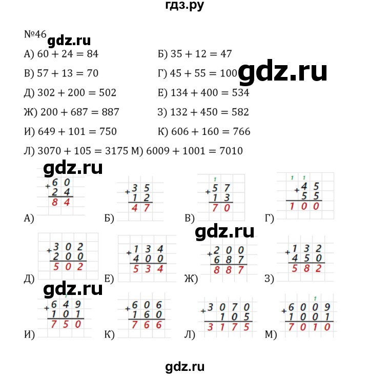 ГДЗ по математике 5 класс  Никольский  Базовый уровень глава 1 - 1.46 (46), Решебник к учебнику 2022