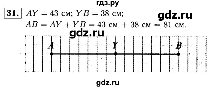 ГДЗ по математике 5 класс  Чесноков дидактические материалы  самостоятельная работа / вариант 3 - 31, Решебник №1