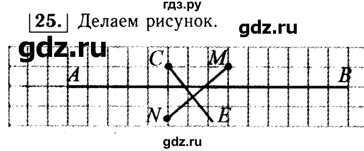 ГДЗ по математике 5 класс  Чесноков дидактические материалы  самостоятельная работа / вариант 4 - 25, Решебник №1