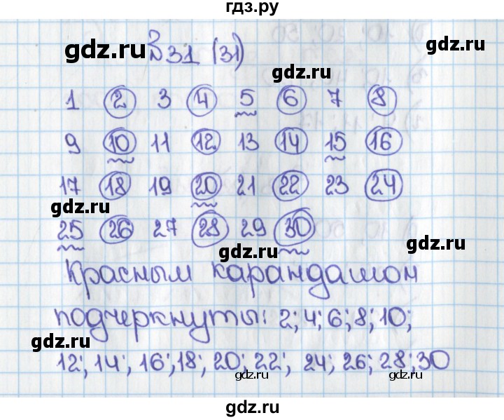 ГДЗ по математике 6 класс  Виленкин   учебник 2015. номер - 31 (31), Решебник №1