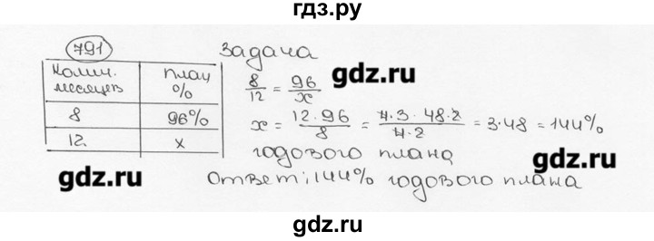 ГДЗ по математике 6 класс  Виленкин   учебник 2015. номер - 791 (797), Решебник №3