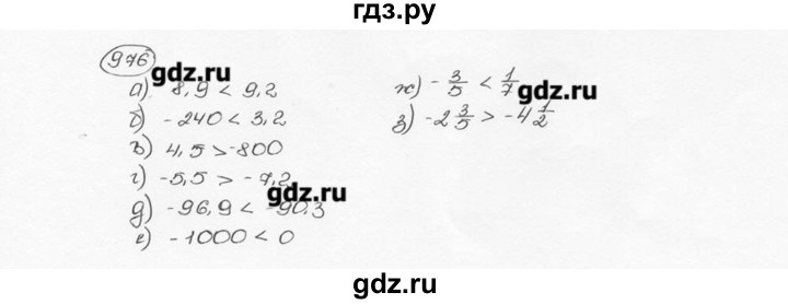 ГДЗ по математике 6 класс  Виленкин   учебник 2015. номер - 976 (87), Решебник №3