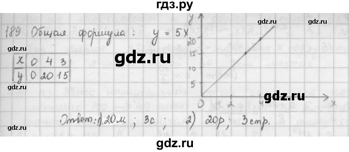 ГДЗ по математике 6 класс  Петерсон  Базовый уровень часть 2 - 189, Решебник к учебнику 2023