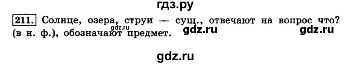ГДЗ по русскому языку 4 класс Климанова часть 2 / упражнение - 211, Решебник №2 2014