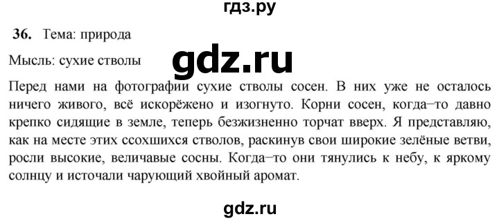 ГДЗ по русскому языку 5 класс Разумовская упражнение - 36, Решебник к учебнику 2023