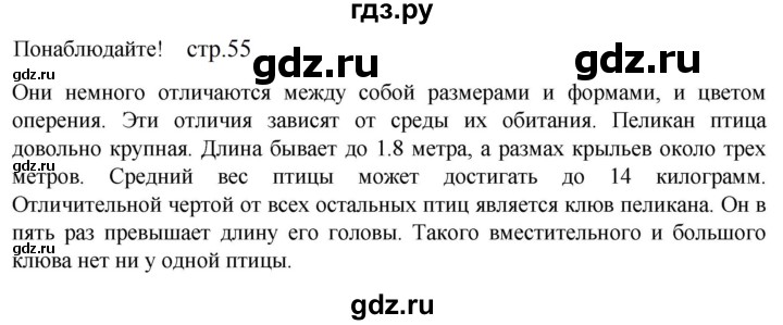 ГДЗ по русскому языку 5 класс Разумовская упражнение - Понаблюдайте! с. 55 (с. 55) (с. 53), Решебник к учебнику 2023
