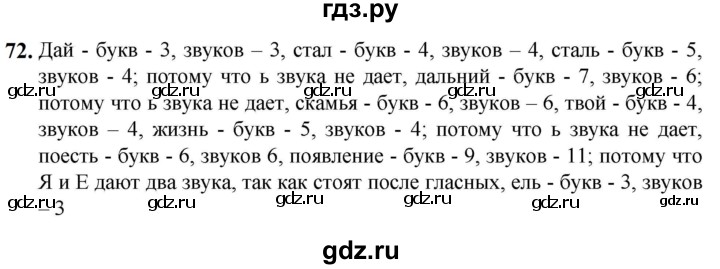 ГДЗ по русскому языку 5 класс Разумовская упражнение - 72, Решебник к учебнику 2023
