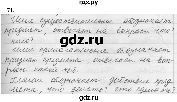 ГДЗ по русскому языку 5 класс Ладыженская упражнение - 71, Решебник №1 2019