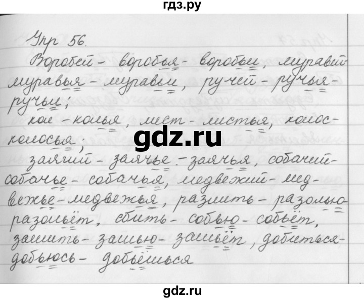 ГДЗ по русскому языку 5 класс Ладыженская упражнение - 56, Решебник 2016
