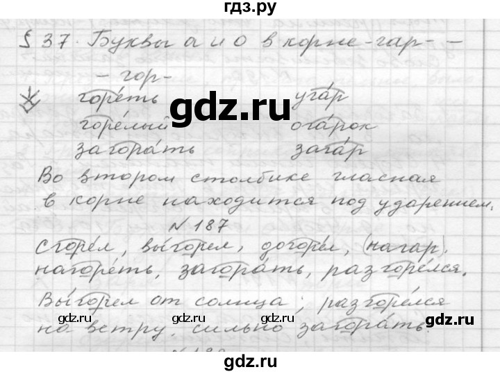 ГДЗ по русскому языку 6 класс  Ладыженская   упражнение - 187, Решебник к учебнику 2016