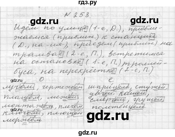 ГДЗ по русскому языку 6 класс  Ладыженская   упражнение - 253, Решебник к учебнику 2016