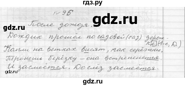 ГДЗ по русскому языку 6 класс  Ладыженская   упражнение - 96, Решебник к учебнику 2016