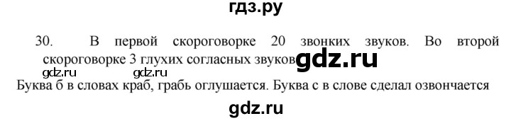 ГДЗ по русскому языку 6 класс  Ладыженская   упражнение - 30, Решебник №1 к учебнику 2022