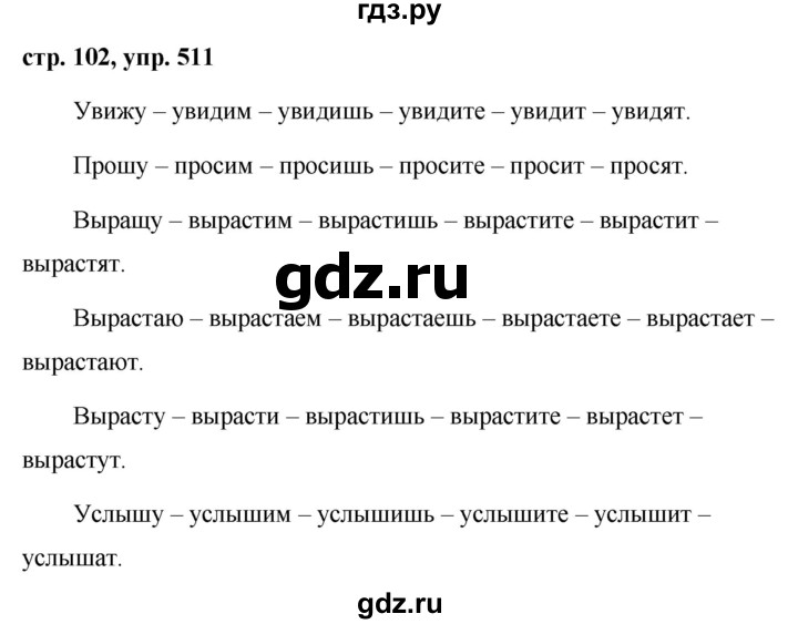 ГДЗ по русскому языку 6 класс Ладыженская упражнение - 511, Решебник 2016