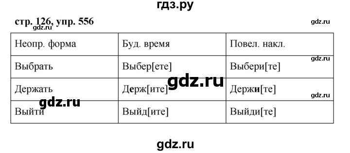 ГДЗ по русскому языку 6 класс Ладыженская упражнение - 556, Решебник 2016