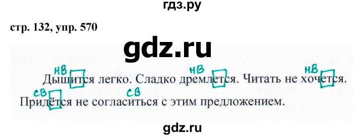 ГДЗ по русскому языку 6 класс Ладыженская упражнение - 570, Решебник 2016