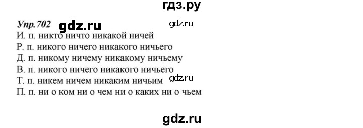 ГДЗ по русскому языку 6 класс Разумовская упражнение - 702, Решебник к учебнику 2015