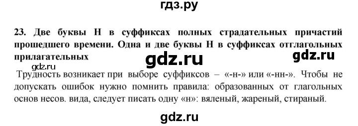ГДЗ по русскому языку 7 класс Баранов самостоятельное наблюдение. § - 23, Решебник к учебнику 2022