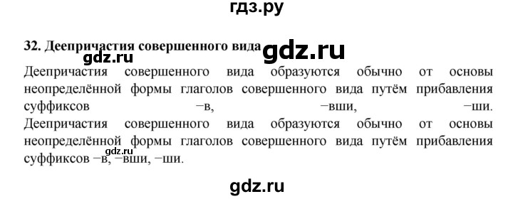 ГДЗ по русскому языку 7 класс Баранов самостоятельное наблюдение. § - 32, Решебник к учебнику 2022