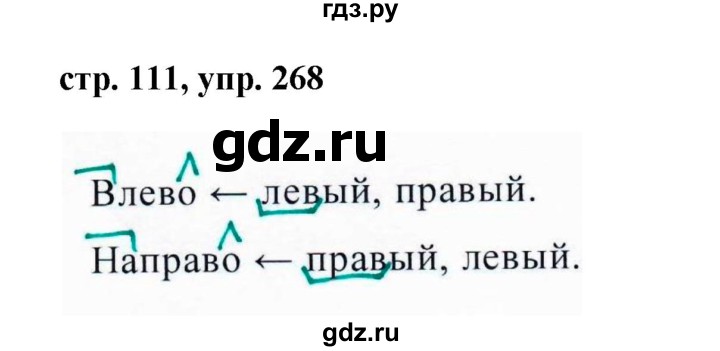 ГДЗ по русскому языку 7 класс Баранов упражнение - 268, Решебник №1 к учебнику 2015