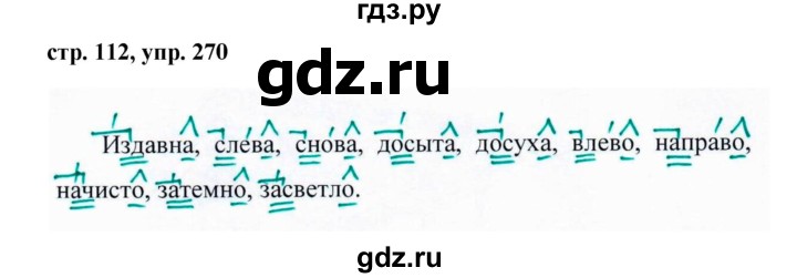 ГДЗ по русскому языку 7 класс Баранов упражнение - 270, Решебник №1 к учебнику 2015