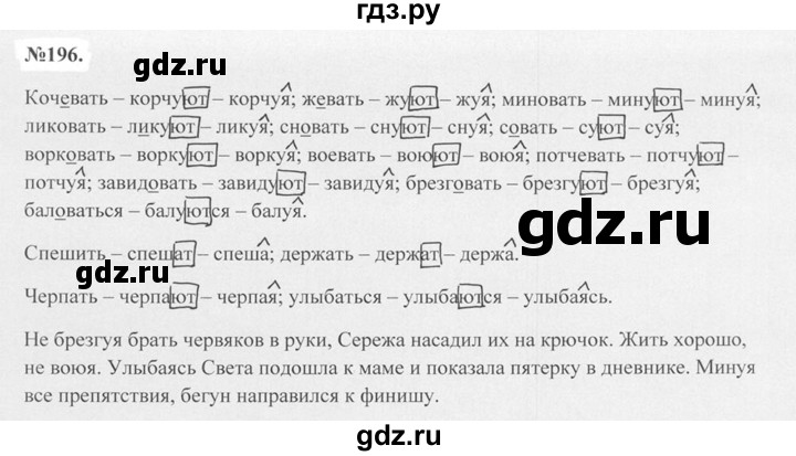 ГДЗ по русскому языку 7 класс Баранов упражнение - 196, Решебник №2 к учебнику 2015