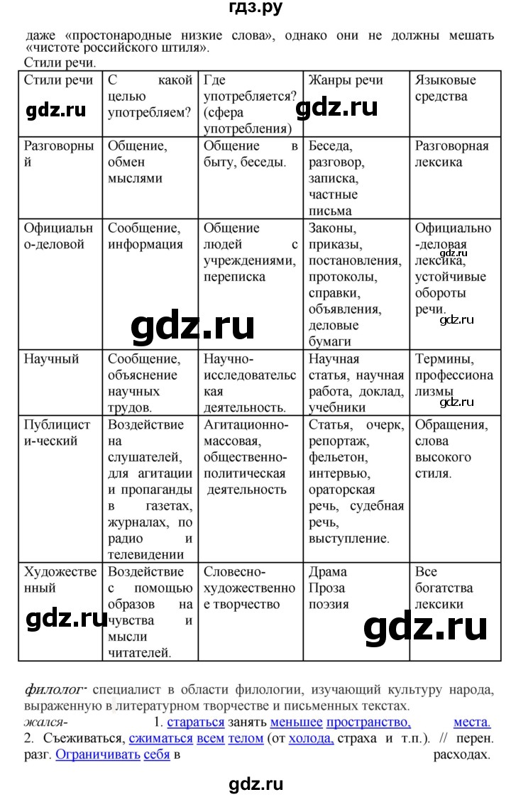ГДЗ по русскому языку 8 класс Бархударов упражнение - 65, Решебник №1 к учебнику 2018
