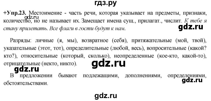 ГДЗ по русскому языку 8 класс Разумовская упражнение - 23, Решебник №1 к учебникам 2015/2019