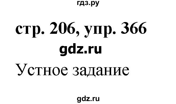 ГДЗ по русскому языку 8 класс Ладыженская упражнение - 366, Решебник №1