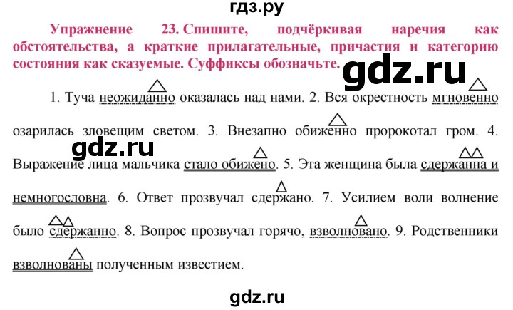 ГДЗ по русскому языку 8 класс Ладыженская упражнение - 23, Решебник №2