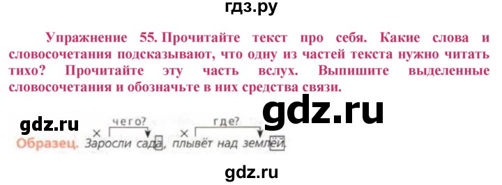 ГДЗ по русскому языку 8 класс Ладыженская упражнение - 55, Решебник №2