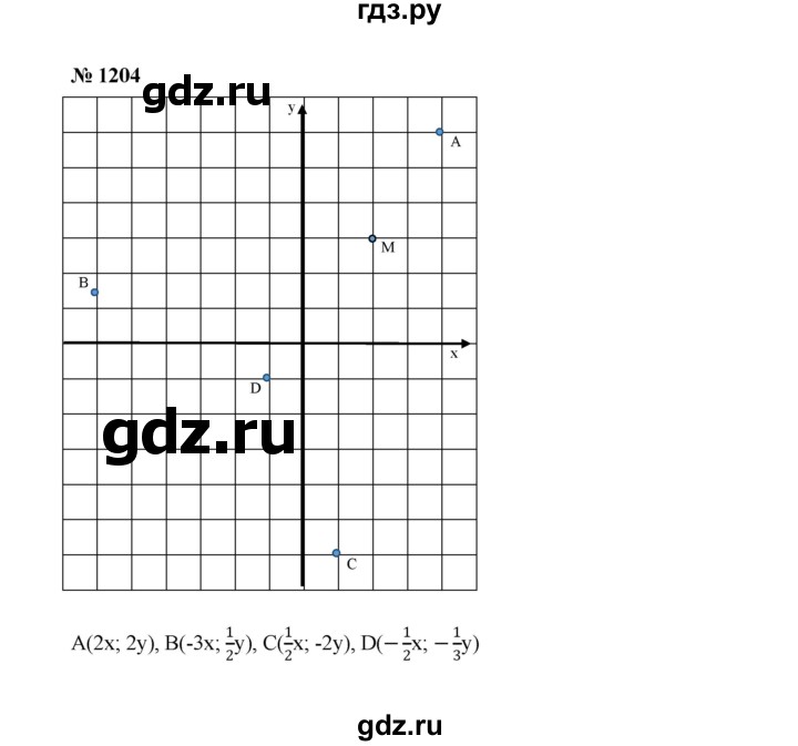ГДЗ по алгебре 7 класс  Макарычев   задание - 1204, Решебник к учебнику 2022