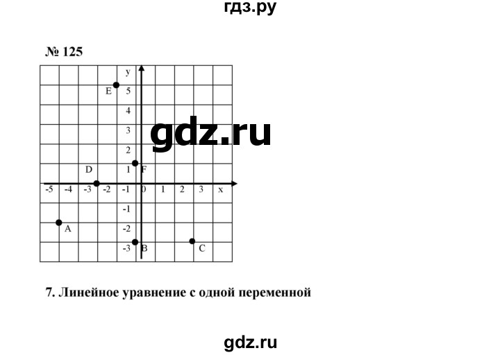 ГДЗ по алгебре 7 класс  Макарычев   задание - 125, Решебник к учебнику 2022