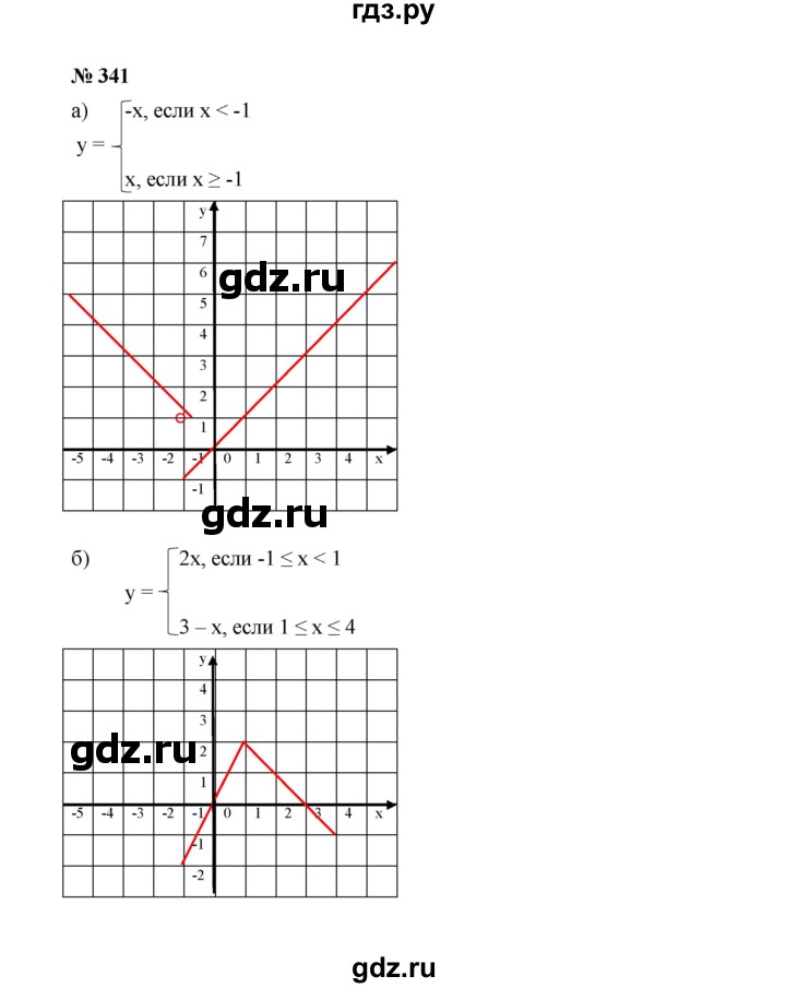ГДЗ по алгебре 7 класс  Макарычев   задание - 341, Решебник к учебнику 2022