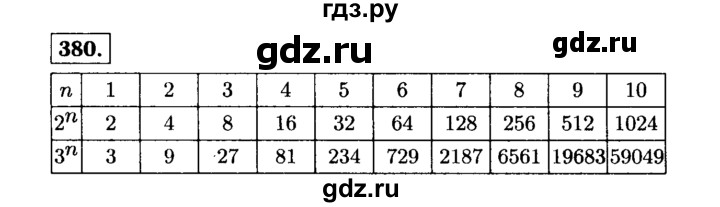 ГДЗ по алгебре 7 класс  Макарычев   задание - 380, Решебник к учебнику 2015