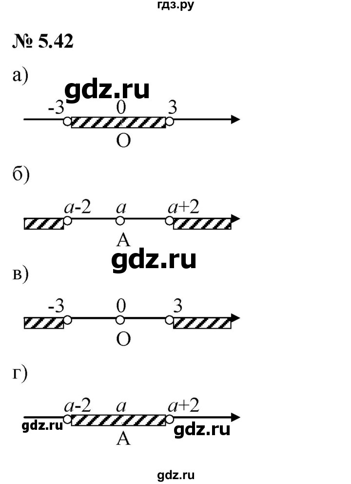 ГДЗ по алгебре 7 класс  Мордкович Учебник, Задачник Базовый уровень §5 - 5.42, Решебник к задачнику 2021