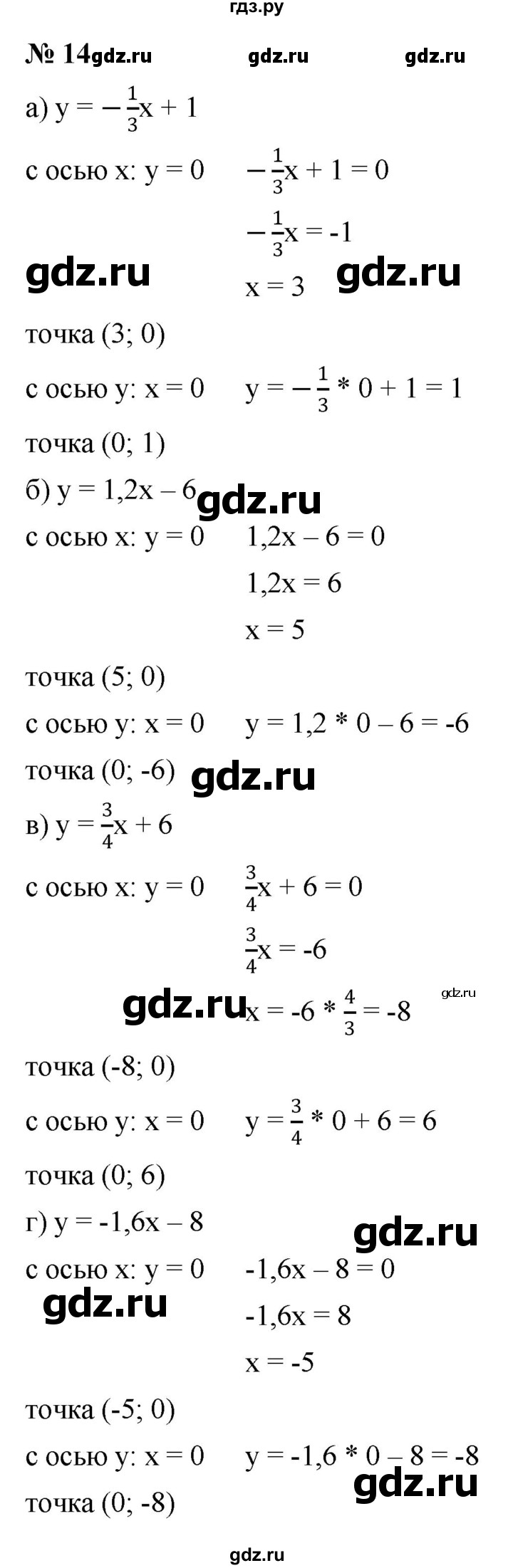 ГДЗ по алгебре 7 класс  Мордкович Учебник, Задачник Базовый уровень итоговое повторение - 14, Решебник к задачнику 2021