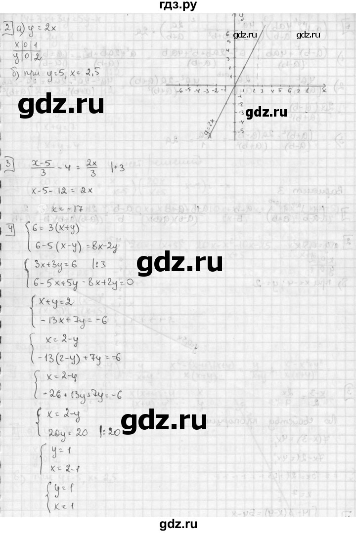 ГДЗ по алгебре 7 класс  Звавич дидактические материалы  итоговая контрольная работа / ИК-3А - В2, решебник №2