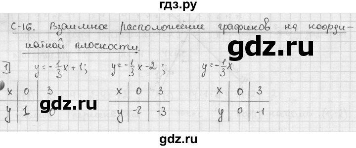 ГДЗ по алгебре 7 класс Звавич дидактические материалы (Макарычев) Базовый уровень самостоятельная работа / вариант 1 / С-16 - 1, Решебник №1 2015