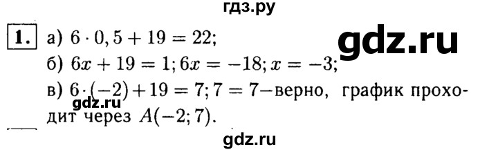 ГДЗ по алгебре 7 класс Звавич дидактические материалы (Макарычев) Базовый уровень контрольная работа / К-3 / вариант 1 - 1, Решебник №2 2015