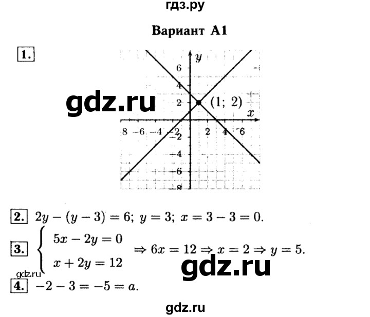 ГДЗ по алгебре 7 класс  Ершова самостоятельные и контрольные работы, геометрия  алгебра / самостоятельная работа / С-17 - А1, Решебник