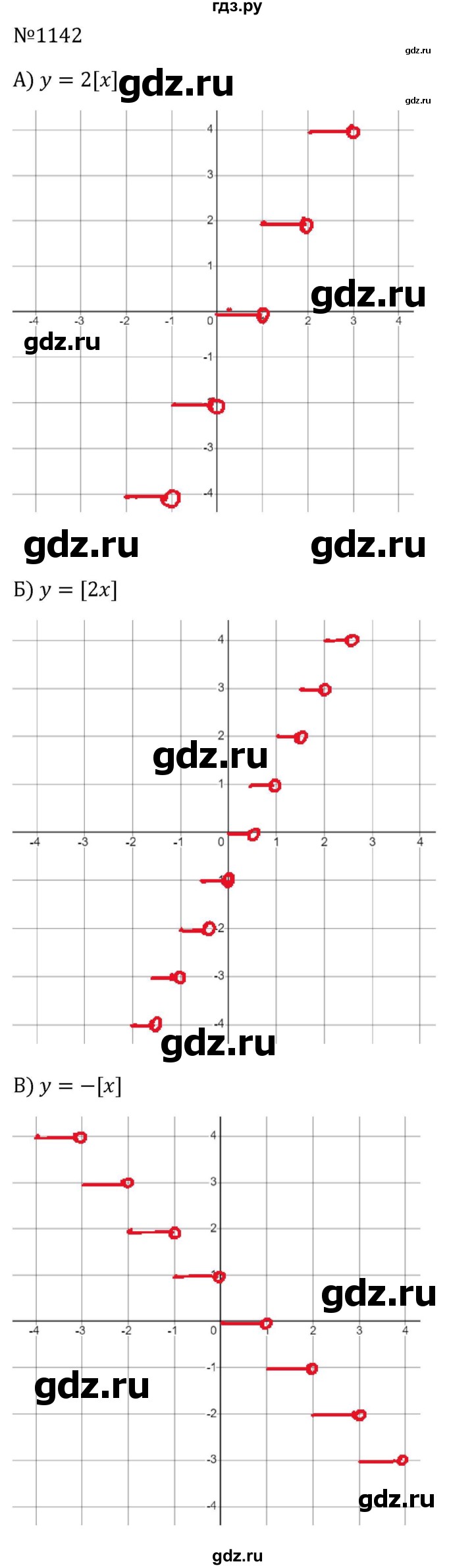 ГДЗ по алгебре 8 класс  Макарычев   задание - 1142, Решебник к учебнику 2023