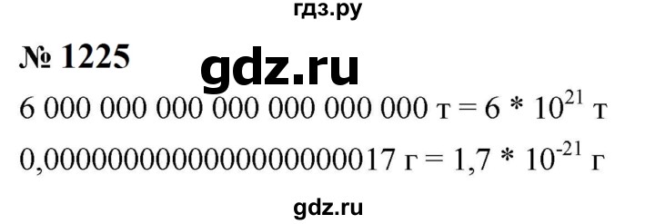 ГДЗ по алгебре 8 класс  Макарычев   задание - 1225, Решебник к учебнику 2023